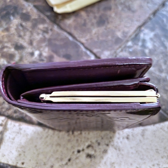 Louis Vuitton Bordeaux Kisslock Porte Monnaie Viennois Wallet Box & Dustbag - Picture 8 of 14